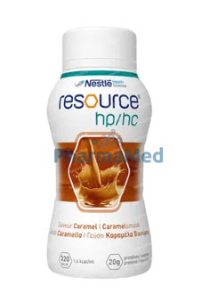 Image de Nestlé RESOURCE HP/HC - Boisson hyperprotéinée - Caramel -  4x200ml